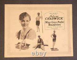 1926 Helene Chadwick Wise Guys Prefer Brunettes Movie Poster