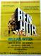1959 Vtg Movie Poster Ben Hur Argentinian Version C. Heston Rare Orig. Frameable