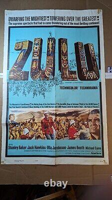 1963 Zulu Movie Poster 41 By 27