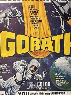 1964 Gorath One Sheet Movie Poster Outer Space Horror Sci Fi