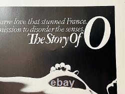 1976 The Story of O L'HISTOIRE D'O USA Film Poster B&W exquisite photo