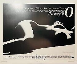 1976 The Story of O L'HISTOIRE D'O USA Film Poster B&W exquisite photo