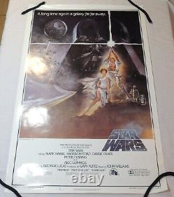 1977 STAR WARS 1980's BOOTLEG Hair Under Belt 27 x 41 Movie Poster 77/21-0 Rolle