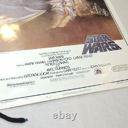 1977 STAR WARS 1980's BOOTLEG Hair Under Belt 27 x 41 Movie Poster 77/21-0 Rolle