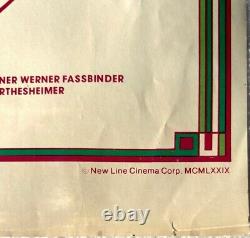 1978 Despair U. S. One Sheet Poster Master Copy Rainer Werner Fassbinde