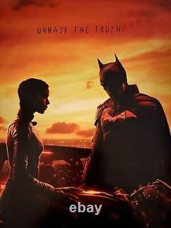2022 The Batman Original double-sided Movie poster