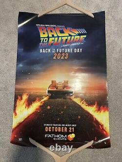 2023 LIMITED ORIGINAL D/S BACK TO THE FUTURE POSTER 27x40