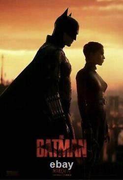 (2) Original Double Sided The Batman 2022 Movie Posters 27x40 (read description)