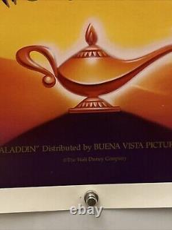 ALADDIN Original One Sheet Movie Poster 1992 WALT DISNEY