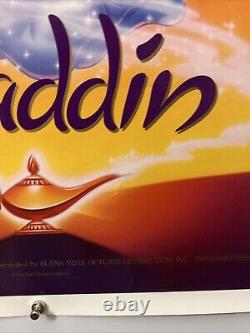 ALADDIN Original One Sheet Movie Poster 1992 WALT DISNEY