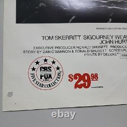 ALIEN ORIG 1sh Video Store Promo MOVIE POSTER VHS 1986 Horror SIGOURNEY RIDLEY