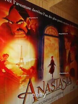 ANASTASIA Don Bluth poster french BILLBOARD 8 panels animation
