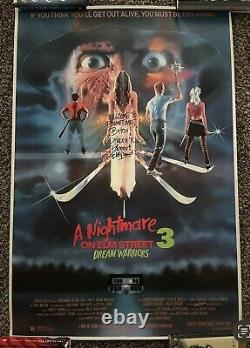 A Nightmare On Elm Street 3 Dream Warriors Original Poster Signed