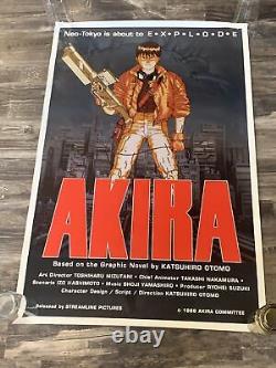 Akira Original Movie Poster Neo-Tokyo Is About To EXPLODE New 1988