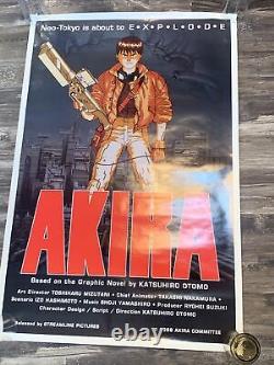 Akira Original Movie Poster Neo-Tokyo Is About To EXPLODE New 1988