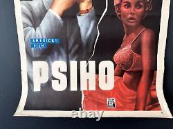 Alfred Hitchcock Psycho 1960's Movie Poster FREE POST