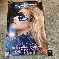Alicia Silverstone Autographed movie poster Celebrity Authentics Batgirl 27x40