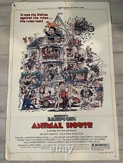 Animal House original movie poster 27x41 Folded