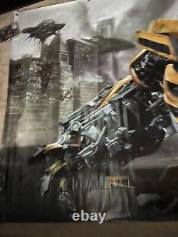 Authentic Movie Vinyl Banner Poster 5x11 Transformers Dark Of The Moon Bumblebee