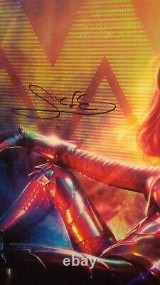Autograph Movie Poster DC Wonder Woman WW84 11x17 + COA