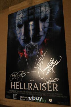 Autographed Limited Poster Hellraiser Odessa A'zion, Jamie Clayton + COA