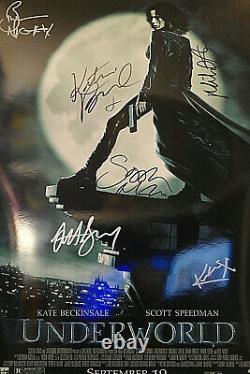 Autographed Movie Poster Underworld Kate Beckinsale 13x19+ COA