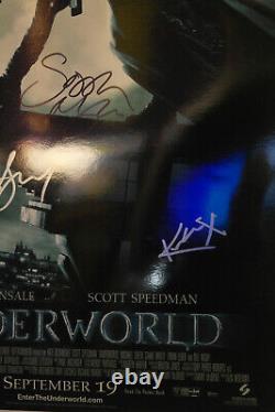 Autographed Movie Poster Underworld Kate Beckinsale 13x19+ COA