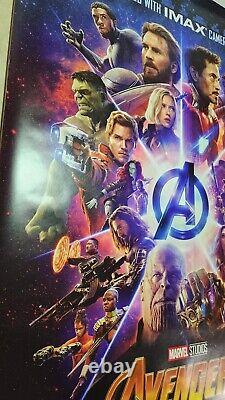 Avengers Infinity War 4x6 Bus Shelter DS Movie Poster Marvel Robert Downey