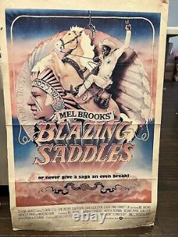 BLAZING SADDLES Movie Poster 27x41 Original