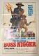 BOSS NIGGER Fred Williamson Original 41x27 Movie Poster 1975 Blaxploitation