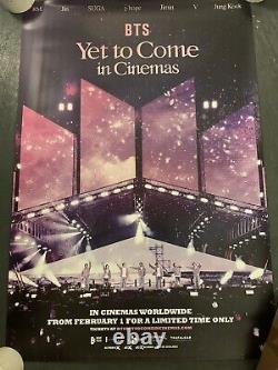 BTS Yet to Come to Cinemas DS Theatrical Movie Poster 27x40