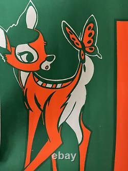 Bambi R1975 Original Banner Movie Poster 24 x 82