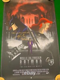 Batman Mask of the Phantasm Signed Poster Kevin Conroy