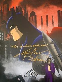 Batman Mask of the Phantasm Signed Poster Kevin Conroy
