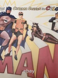 Batman Movie Poster 1966 British Quad Stafford&Co Chantrel Original Vintage