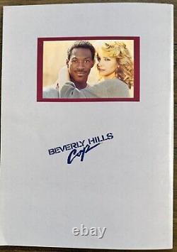 Beverly Hills Cop (film) signed by cast program poster Autographed Eddie Murphy