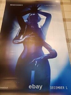 Beyoncé Renaissance VINYL BUS SHELTER Movie Poster Authentic 48 X 72 Last One