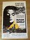 Black Sunday 1961 OG 1 Sheet Movie Poster Horror Signed By Barbara Steele