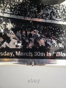 Black Sunday 1977 Original Rolled Foil 1 Sheet Movie Poster Robert Shaw Rare