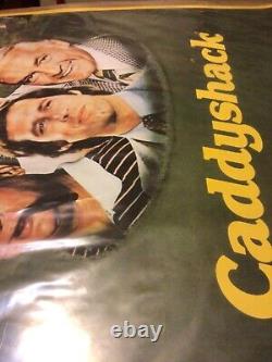 CADDYSHACK 1980 Store Issued Original, 27x41 Movie Poster Cardboard withPlastic