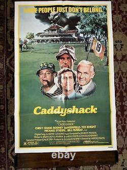 CADDYSHACK Original One Sheet Movie Poster 1980 & The Shack Is Back 27 X 41