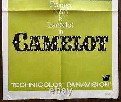 CAMELOT (1967) US Door Panel Poster DAVID HEMMINGS AS MORDRED Rare Format