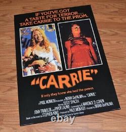 CARRIE Poster Signed SISSY SPACEK Autograph, Movie, COA, UACC RD#228, FREE SHIP