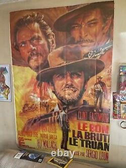Clint Eastwood The Good, The Bad and The Ugly original poster in French