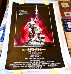 Conan The Barbarian (1982) Original Movie Poster Rolled Advance 1 Sheet