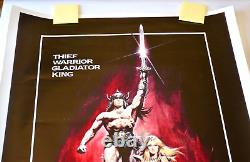 Conan The Barbarian (1982) Original Movie Poster Rolled Advance 1 Sheet