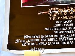 Conan The Barbarian (1982) Original Movie Poster Rolled Advance 1 Sheet