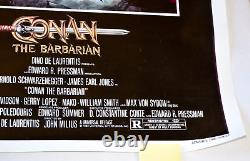 Conan The Barbarian (1982) Original Movie Poster Rolled Advance 1 Sheet