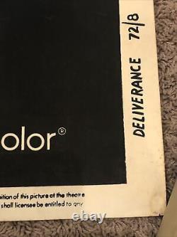 DELIVERANCE Original 24 x 82 Silk Screen Banner 1972 RARE