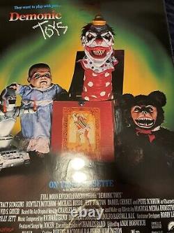 DEMONIC TOYS Original Movie Poster 27x41 Charles Band Full Moon 1992 Rolled